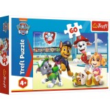 PUZZLE TREFL 60 PATRULA CATELUSILOR IN LUMEA CATEILOR, TREFL 60P