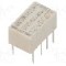 Releu subminiaturale, 12V DC, 5A, serie IM2-T, TE Connectivity - 3-1462039-8