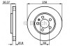 Disc frana VW NEW BEETLE (9C1, 1C1) (1998 - 2010) BOSCH 0 986 478 482