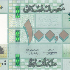 Bancnota Liban 100.000 Livre 2017 - P95c UNC