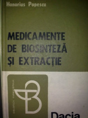Honorius Popescu - Medicamente de biosinteza si extractie &amp;quot;2930&amp;quot; foto