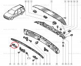 Suport ornament spate Renault Laguna Combi, partea dreapta original 7700845677 Kft Auto, Automobile Dacia Mioveni