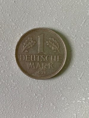 Moneda 1 DEUTSCHE MARK - 1971 D - Germania - KM 110 (265) foto