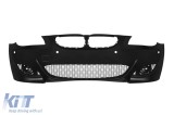 Bumper frontal M5 potrivit pentru BMW Seria 5 E60 sedan, E61 break 2004-2007 cu PDC, cu duze, cu faruri de ceata Performance AutoTuning