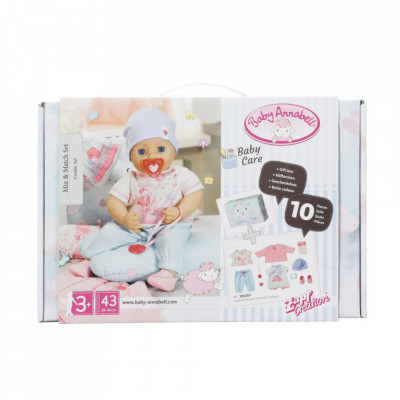 Baby Annabell - Cutie cu hainute si accesorii 43 cm foto