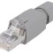 Mufă RJ45 Cat5e Ecranat Aurit 8p8c