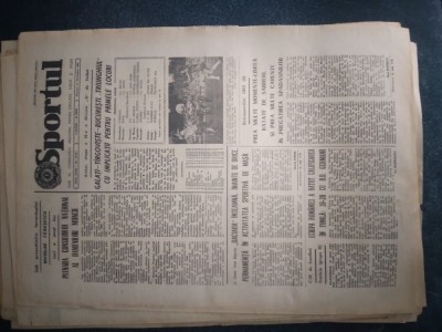 ZIARUL SPORTUL 15 DECEMBRIE 1983 foto