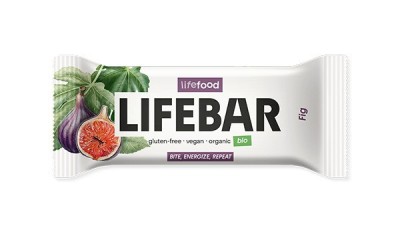 Lifebar baton cu smochine, raw, bio, 40g foto