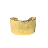 Cumpara ieftin Bratara placata cu aur bangle masiva