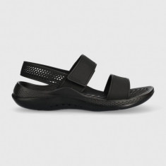 Crocs sandale Literide 360 Sandal W femei, culoarea negru 206711