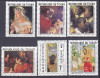 DB1 Pictura 1969 Chad Ciad Rubens Murillo Gauguin 6 v. MNH, Nestampilat