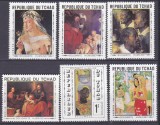 DB1 Pictura 1969 Chad Ciad Rubens Murillo Gauguin 6 v. MNH