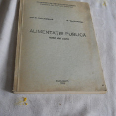 Alimentatie publica- note de curs Radu Emilian, Vasile Neagu, ASE Bucuresti 1993