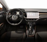 Folie Protectie Display Navigatie, Duragon, Skoda Fabia Monte Carlo 2016-2024, silicon Transparent, Anti-zgarieturi, Kit instalare