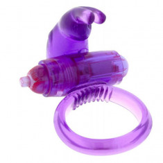 Inel Penis Rabbit Silicone Vibrating Cockring Purple