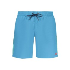Norway Pantaloni scurti de baie barbati simplii cu logo, albastru, M