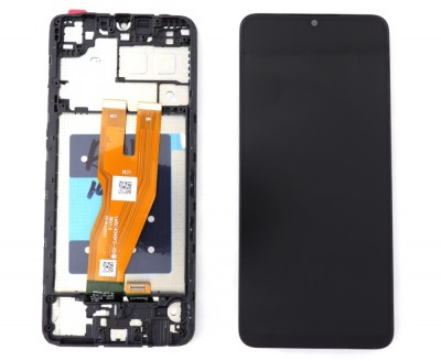 Display Samsung Galaxy A05 cu Rama Black Negru foto