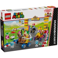 Lego super mario mario kart set baby peach si grand prix 72036