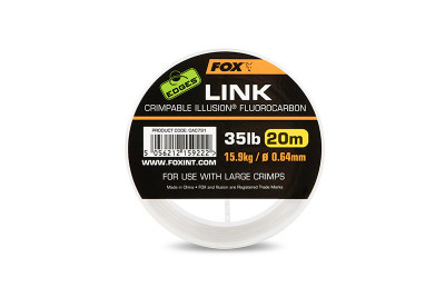 Fox Fluorocarbon Edges Link Illusion 20 m - 0,53 mm 25 lb foto