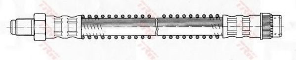 Conducta / cablu frana CITROEN SAXO (S0, S1) (1996 - 2004) TRW PHB104