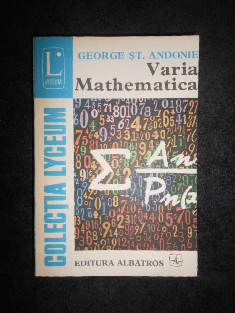 George St. Andonie - Varia mathematica