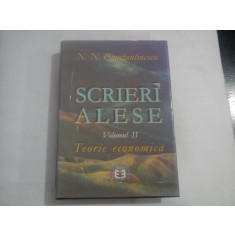 SCRIERI ALESE - N. N. CONSTANTINESCU - VOLUMUL II