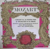 Disc vinil, LP. CONCERT NR.24 PENTRU PIAN SI ORCHESTRA IN DO MINOR-MOZART