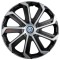 Set 4 Capace Roti Evo Gri-Negru R15, pentru Volkswagen