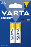 Baterie alcalina R6 (AA) 2 buc/blister Energy Varta