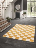 Cumpara ieftin Covor Premium Belgian Model Monaco 23515-850, Marime 123 x 170 cm, Galben, Antialergic, Polipropilena, Living, Dormitor, Sufragerie, Birou