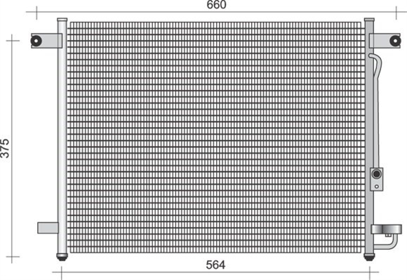 MTR 12133766 Condensator, climatizare