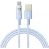 Cablu Date si Incarcare USB-A - USB-C Baseus Display 2, 100W, 1m, Albastru P10382701311-00