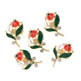 Set 5 brose martisor cu ghiocei