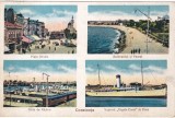 Constanta. Piata Ovidiu. Bulevardul si Parcul. Flota de Rasboi. Vaporul "Regele