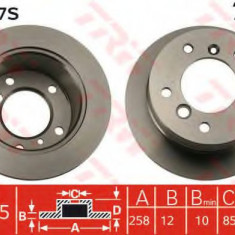 Disc frana MERCEDES SPRINTER 2-t platou / sasiu (901, 902) (1995 - 2006) TRW DF4087S