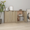 VidaXL Servante, 2 piese, stejar sonoma, 60x30x70 cm, lemn prelucrat 3115774