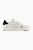 Emporio Armani sneakers din piele culoarea bej, X3X146 XR098 N480