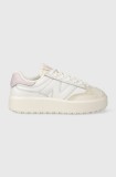 New Balance sneakers din piele CT302SP culoarea alb