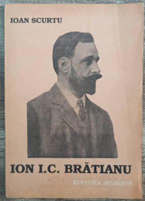 Ion I.C. Bratianu - Ioan Scurtu// dedicatie si semnatura autor foto