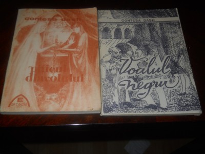 Contesa Dash- Piticul diavolului si Voalul negru-2 vol. -Carti Noi 1991 foto