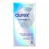 Prezervative - Durex Invizibil Prezervative Extra Subtiri Extra Delicate 6 bucati