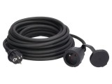 Prelungitor Alimentare AS SCHWABE 3G1,5mm&sup2; 20m Negru 1 Priză Cod 860336