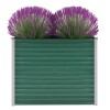 Strat inaltat gradina Gossi, otel galvanizat, 100x40x77 cm, verde