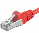 Cablu de retea RJ45 Cat. 6A S/FTP (PiMF) 0.25m Rosu, sp6asftp002R, Oem