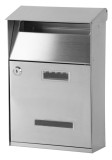 Cutie postala din inox GL-16S, 320x105x215 mm, cu &icirc;ncuietoare