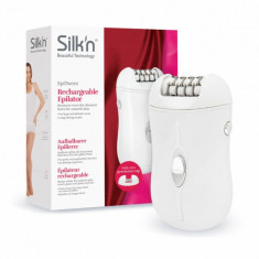 Epilator Silk&#039;n EpiTweez, 2 capete epilare, 32 pensete, alb