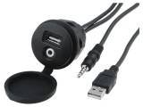 Adaptor USB la AUX Jack 3,5mm 2m