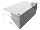 Carcasă universală gri ABS, dimensiuni 90mm x 160mm x 60mm
