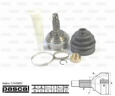 Kit cap planetara ROVER 45 (RT) (2000 - 2005) PASCAL G1K008PC foto