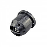 Filtru Aer Sport Negru cu Carcasă ALM&reg; - Diametru 8.5cm, 15.5cm - Colier 65-89mm